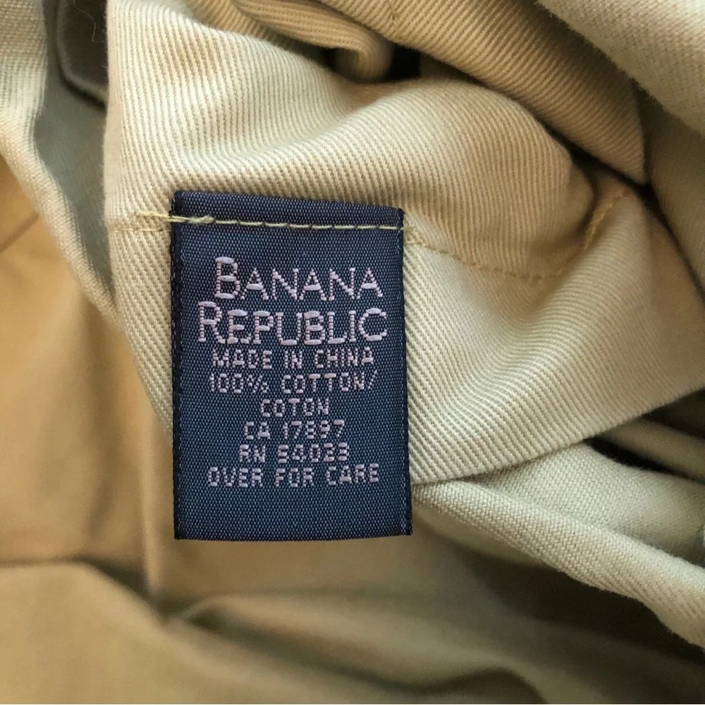 Banana Republic Chino Duvet Cover Heavy Cotton Full/Queen Button Olive Green